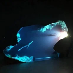 Tiefseetaucherlampe - Harz-Ozean-Dekor