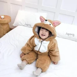 Tier-Onesie-Kostüm – Süßes, pelziges Baby-Outfit