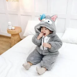 Tier-Onesie-Kostüm – Süßes, pelziges Baby-Outfit
