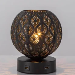 Tischlampe aus Schmiedeeisen – Elegante Beleuchtungsvorrichtung für Ihr Zuhause