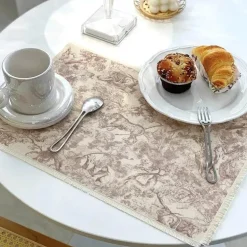 Tischset aus Baumwollleinen - Küchengeschirr, Esszimmerdekor