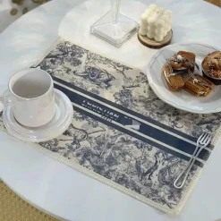 Tischset aus Baumwollleinen - Küchengeschirr, Esszimmerdekor