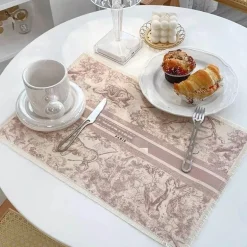 Tischset aus Baumwollleinen - Küchengeschirr, Esszimmerdekor