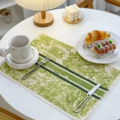 Tischset aus Baumwollleinen - Küchengeschirr, Esszimmerdekor