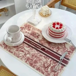 Tischset aus Baumwollleinen - Küchengeschirr, Esszimmerdekor