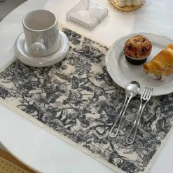 Tischset aus Baumwollleinen - Küchengeschirr, Esszimmerdekor