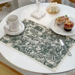 Tischset aus Baumwollleinen - Küchengeschirr, Esszimmerdekor