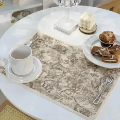 Tischset aus Baumwollleinen - Küchengeschirr, Esszimmerdekor