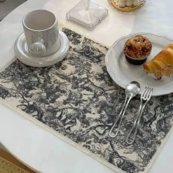 Tischset aus Baumwollleinen - Küchengeschirr, Esszimmerdekor