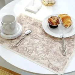 Tischset aus Baumwollleinen - Küchengeschirr, Esszimmerdekor