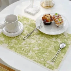 Tischset aus Baumwollleinen - Küchengeschirr, Esszimmerdekor