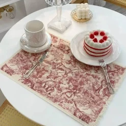 Tischset aus Baumwollleinen - Küchengeschirr, Esszimmerdekor