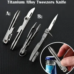 Titan-Multitool-Pinzettenmesser – Langlebiges Alltagswerkzeug