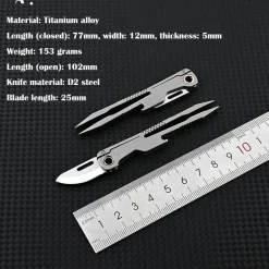 Titan-Multitool-Pinzettenmesser – Langlebiges Alltagswerkzeug