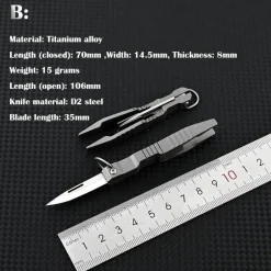 Titan-Multitool-Pinzettenmesser – Langlebiges Alltagswerkzeug