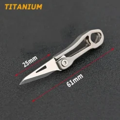 Titan-Schlüsselanhängermesser - Mini-faltbares Outdoor-Werkzeug