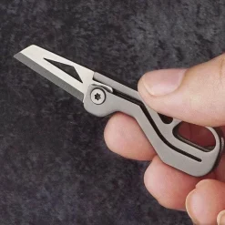 Titan-Schlüsselanhängermesser - Mini-faltbares Outdoor-Werkzeug