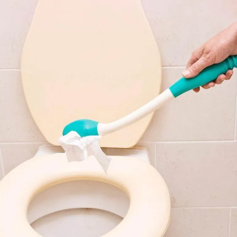 Toilettenpapierhalter mit großer Reichweite – Badezimmerhilfe für Senioren