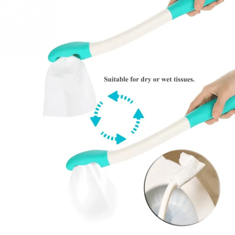 Toilettenpapierhalter mit großer Reichweite – Badezimmerhilfe für Senioren