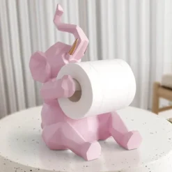 Toilettenpapierhalter mit Elefanten-Hirschmotiv – süßes Badezimmerdekor