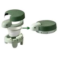 Toilettentrainer für Kleinkinder mit Schildkrötenmotiv – lustiger Töpfchen-Trainingssitz für einfache Benutzung