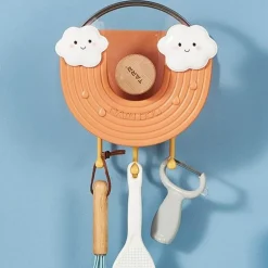 Topfdeckelhalter zur Wandmontage – Rainbow Kitchen Organizer