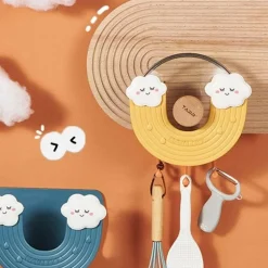 Topfdeckelhalter zur Wandmontage – Rainbow Kitchen Organizer