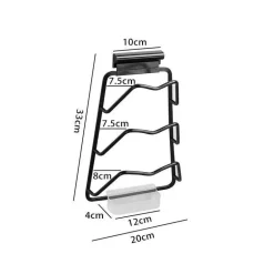 Topfdeckelhalter-Regal - Wandmontierter Küchen-Organizer