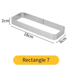 Tortenring aus Edelstahl – wiederverwendbare Kuchen- und Mousseform