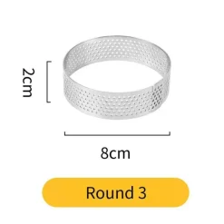 Tortenring aus Edelstahl – wiederverwendbare Kuchen- und Mousseform