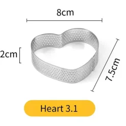 Tortenring aus Edelstahl – wiederverwendbare Kuchen- und Mousseform