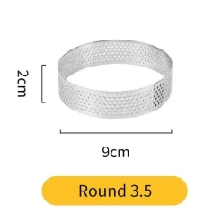 Tortenring aus Edelstahl – wiederverwendbare Kuchen- und Mousseform