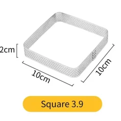 Tortenring aus Edelstahl – wiederverwendbare Kuchen- und Mousseform