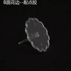 Tortenständer-Set aus transparentem Kunststoff – 20-teilig, Fondanthalter und Präsentationsständer