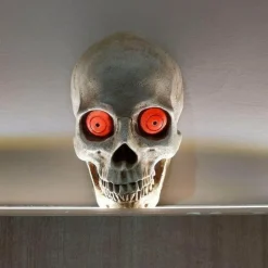 Totenkopf LED Nachtlicht - Gruselige Halloween Dekoration