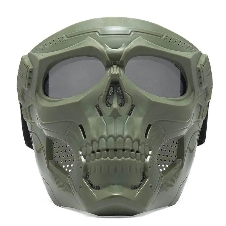 Totenkopf-Motorradmaske - Offroad-Fahrausrüstung