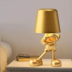 Touch-Lade-Schreibtischlampe - Golden Man Design