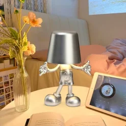 Touch-Lade-Schreibtischlampe - Golden Man Design