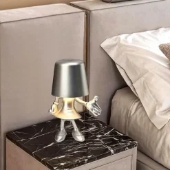 Touch-Lade-Schreibtischlampe - Golden Man Design