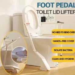 Touchless Toilet Lid Lifter Pedal - Sanitary Bathroom Accessory