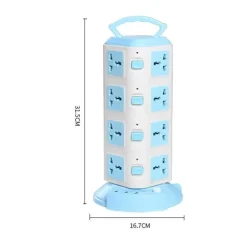 Tower Überspannungsschutz-Steckdosenleiste - Vertikales Design Mehrere Steckdosen