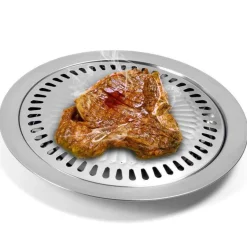 Tragbare antihaftbeschichtete koreanische BBQ-Grillpfanne – leicht zu reinigendes Kochwerkzeug