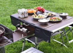 Tragbare Campingküche – Faltbare Outdoor-Kochstation