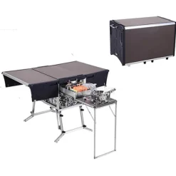 Tragbare Campingküche – Faltbare Outdoor-Kochstation