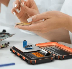 Tragbare digitale Mini-Personenwaage – Taschenwaage für unterwegs und zu Hause