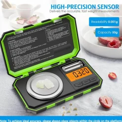 Tragbare digitale Mini-Personenwaage – Taschenwaage für unterwegs und zu Hause