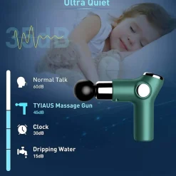 Tragbare elektrische Massagepistole – Mini-Muskelentspannungsmassagegerät