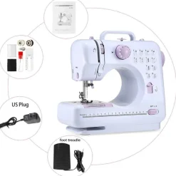 Tragbare elektrische Mini-Nähmaschine – einfache Verwendung auf Reisen