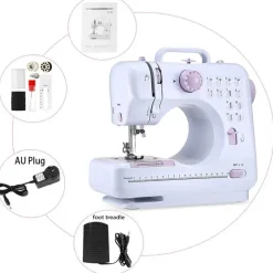 Tragbare elektrische Mini-Nähmaschine – einfache Verwendung auf Reisen