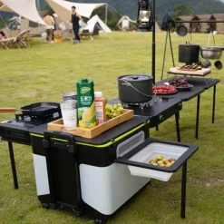 Tragbare, faltbare Outdoor-Kochstation - Chef Table